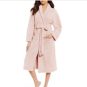 Barefoot Dreams | Unisex Cozychic long wrap cozy robe in dusty rose